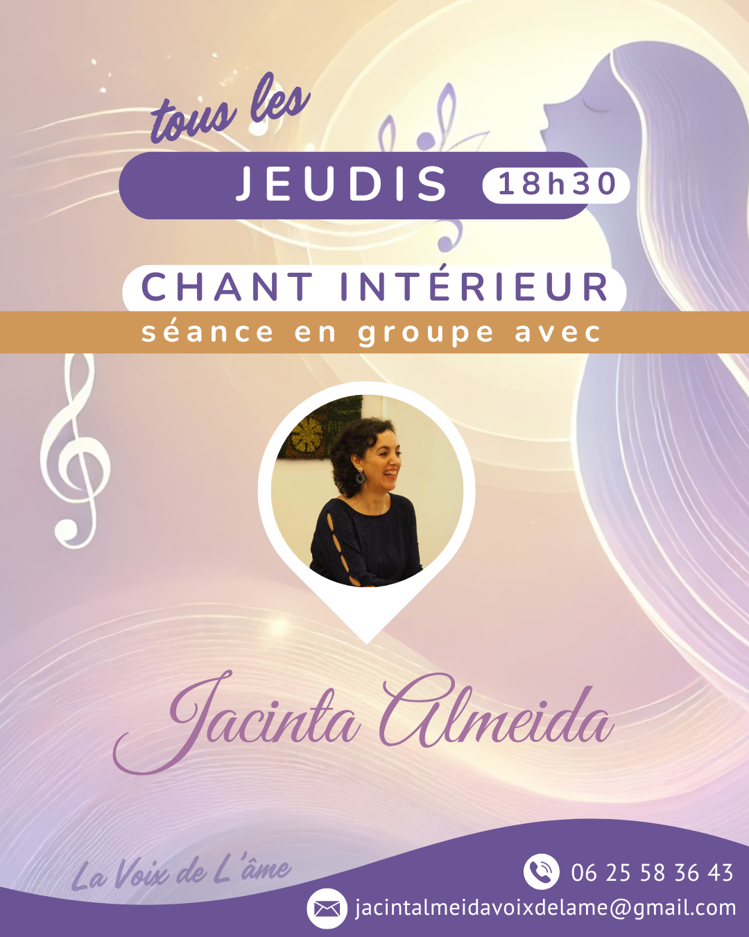Séance de groupe Chant Intérieur – tous les jeudis